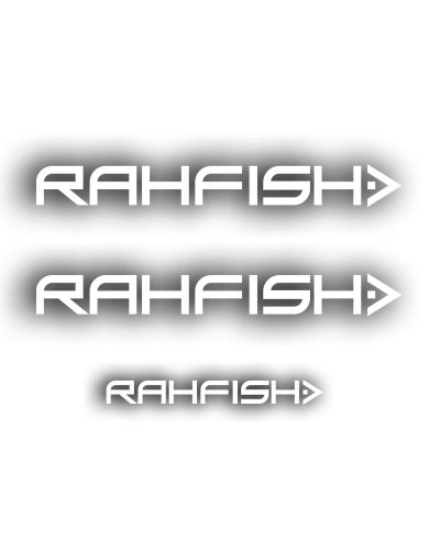 RAHFISH BOAT DECAL KIT WHITE