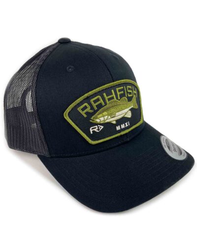 RAHFISH LARGEMOUTH BASS TRUCKER HAT