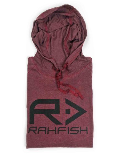 BIG R HOODED LONG SLEEVE BURGUNDY
