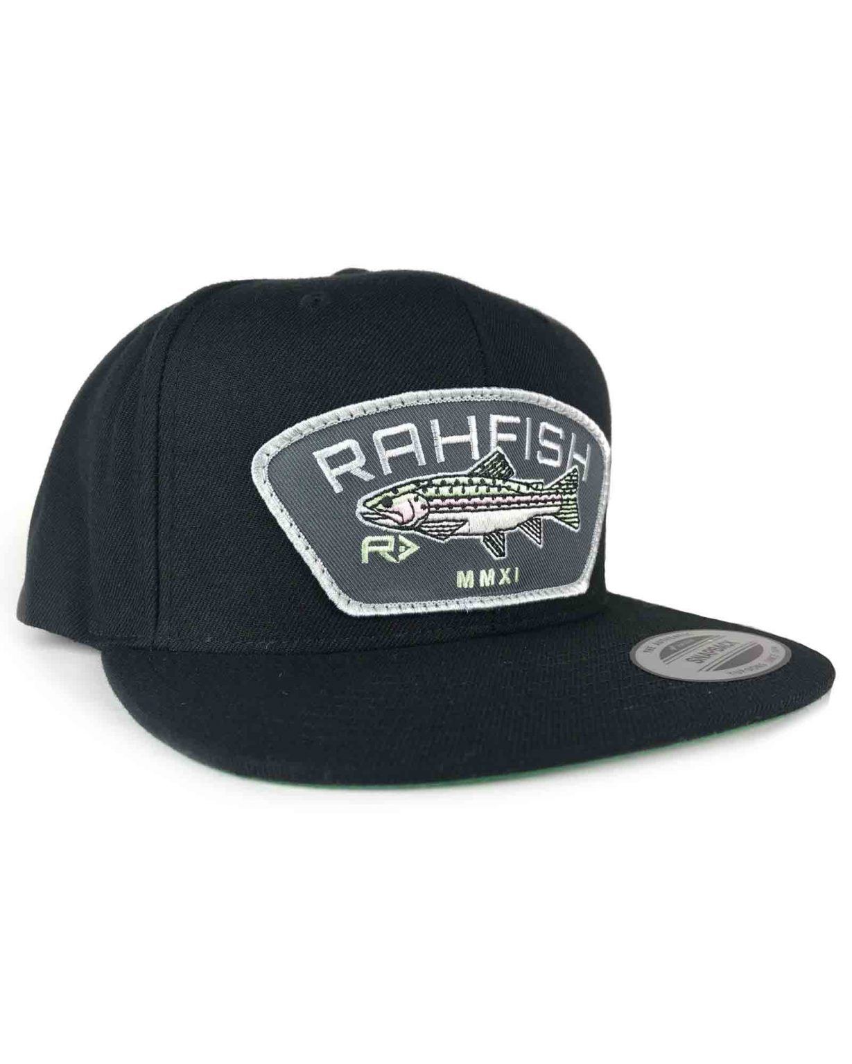 RAINBOW TROUT FLAT BRIM - BLK - Rahfish
