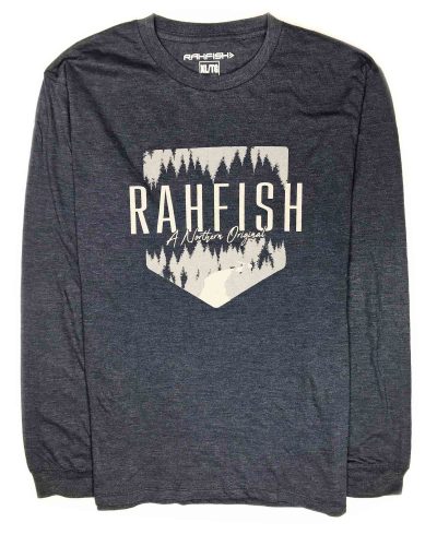 WINTER PINES HEATHER NAVY LONG SLEEVE WINTER PINES HEATHER NAVY LONG SLEEVE