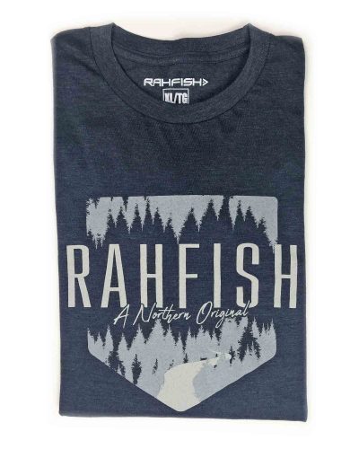 WINTER PINES HEATHER NAVY LONG SLEEVE