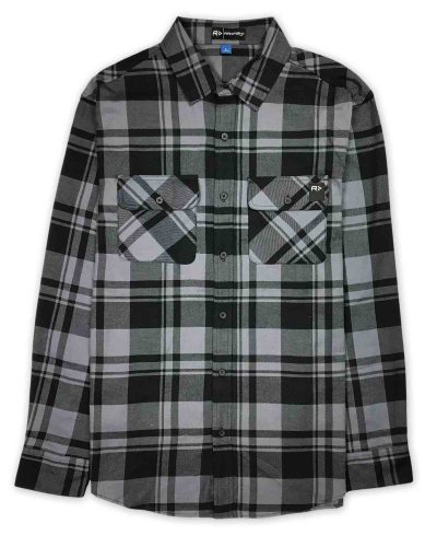 BIG R FLANNEL CHAR BLK BIG R FLANNEL CHAR BLK