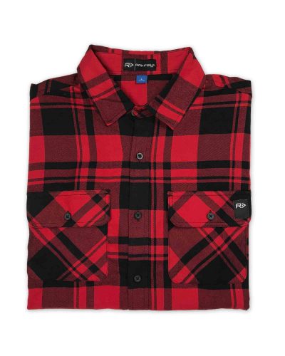 BIG R FLANNEL RED BLK