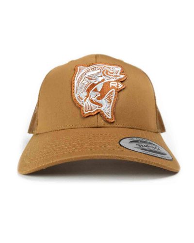JOHNNY FISHER CARAMEL TRUCKER HAT JOHNNY FISHER CARAMEL TRUCKER HAT