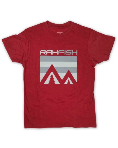 TWIN PINES TEE HEATHER RED TWIN PINES TEE HEATHER RED