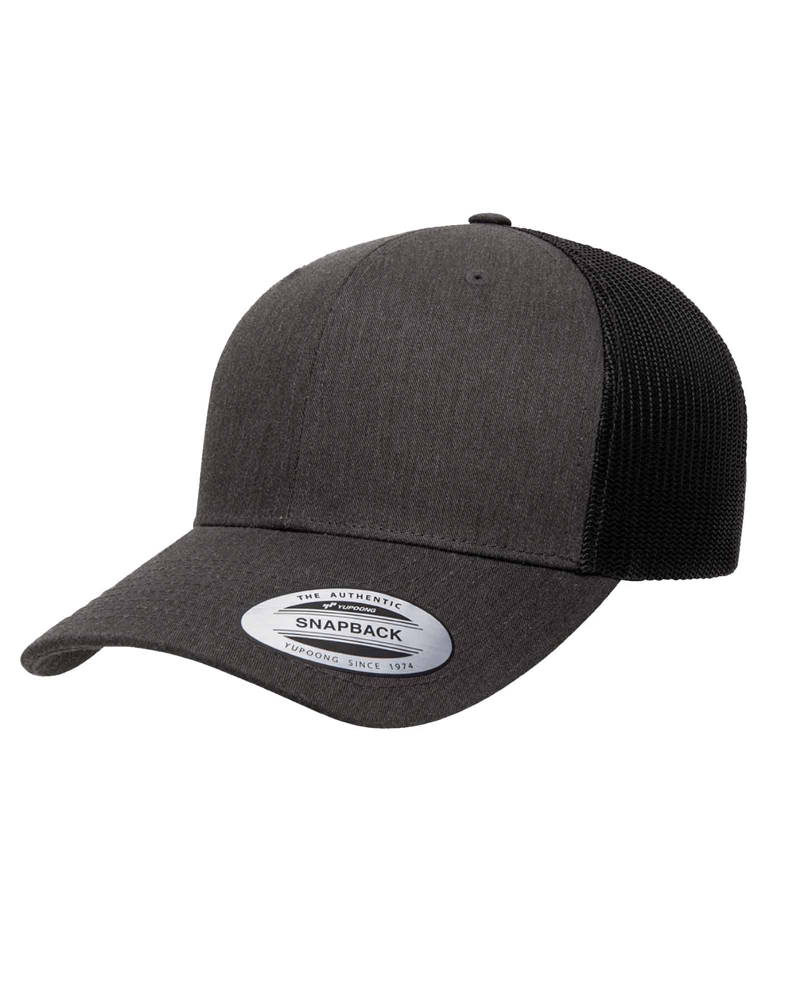 CUSTOM TRUCKER HAT - DARK HEATHER - Rahfish