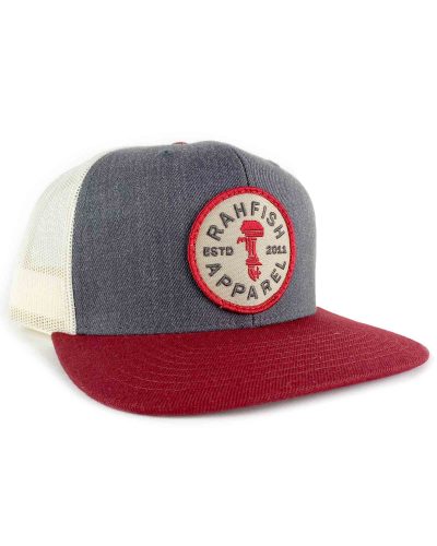 RAHFISH DADS JOHNSON FLAT BRIM MESH HAT