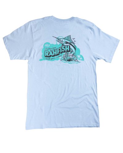 WISH YOU WERE HERE TEE BABY BLUE