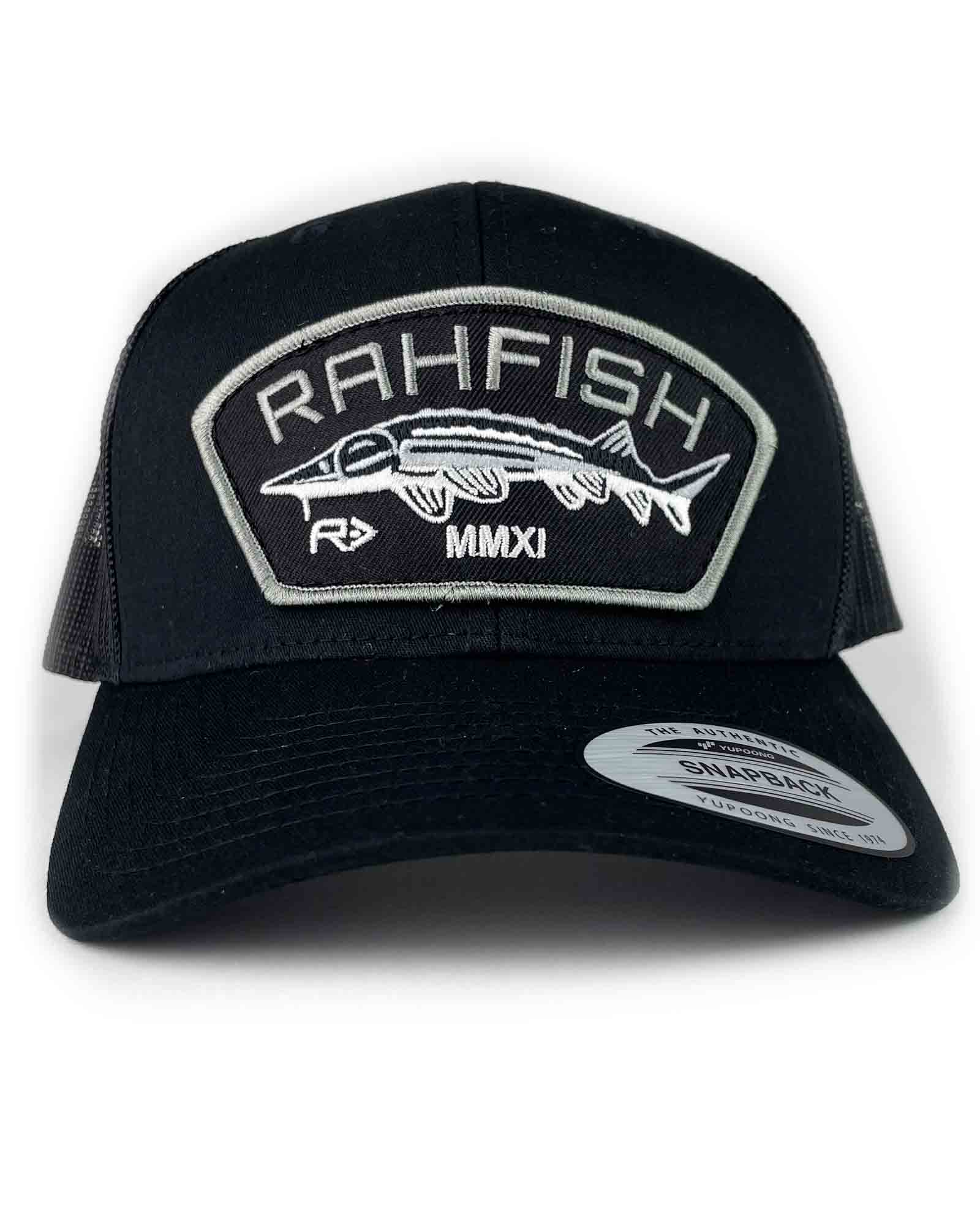 RAHFISH STRUGEON BLK TRUCKER HAT RAHFISH STRUGEON BLK TRUCKER HAT