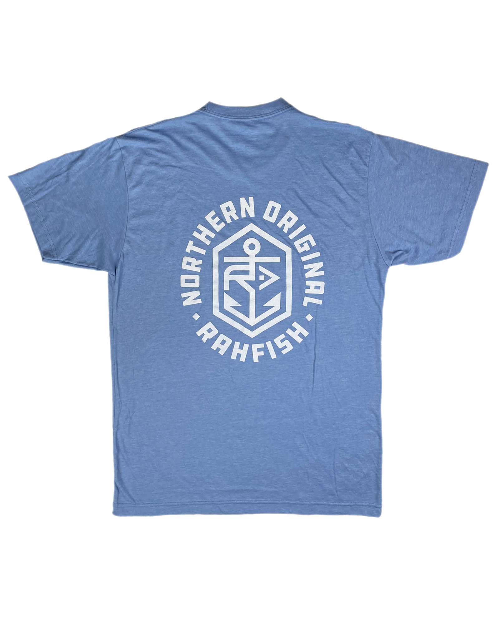 RF ANCHOR TEE HEATHER OCEAN BLUE Rahfish