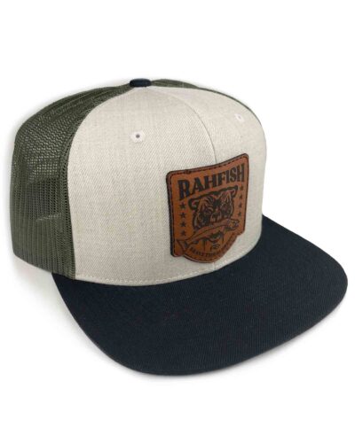 RAHFISH COUNTRY BUCKET FLAT BRIM MESH BACK HAT