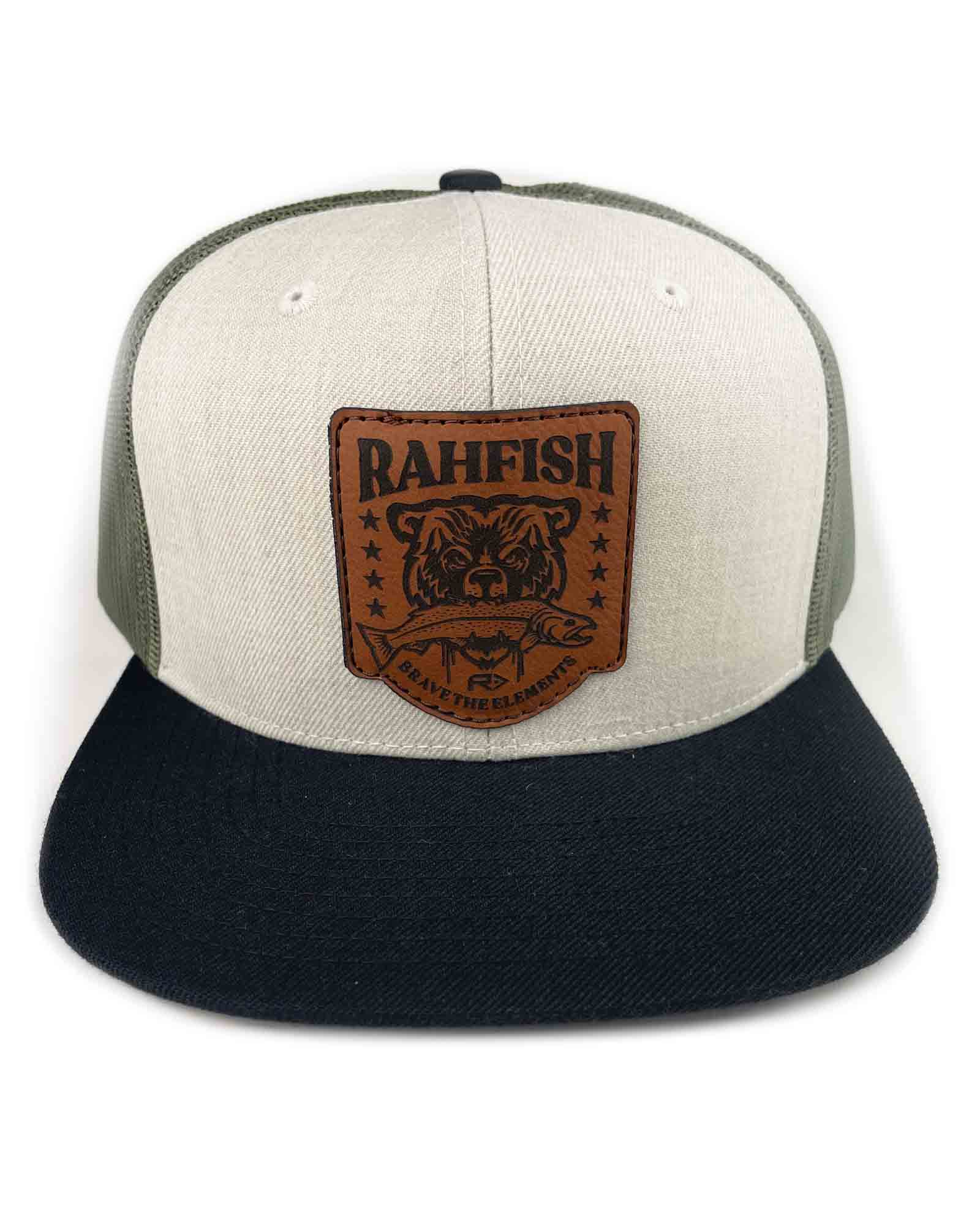 RAHFISH COUNTRY BUCKET FLAT BRIM MESH BACK HAT