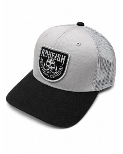 RAHFISH HOOK'D SKULL TRUCKER HAT